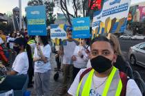 Rico Ocampo, de Make The Road Nevada, uno de los organizadores de la “Marcha del 1 de Mayo” ...