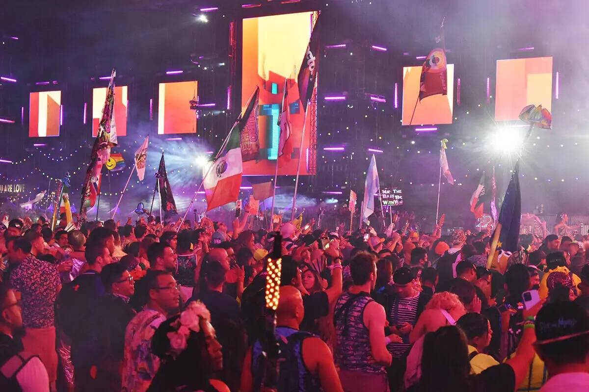 Archivo.- Miles de personas disfrutaron del regreso de EDC Las Vegas. Sábado 23 de octubre de ...