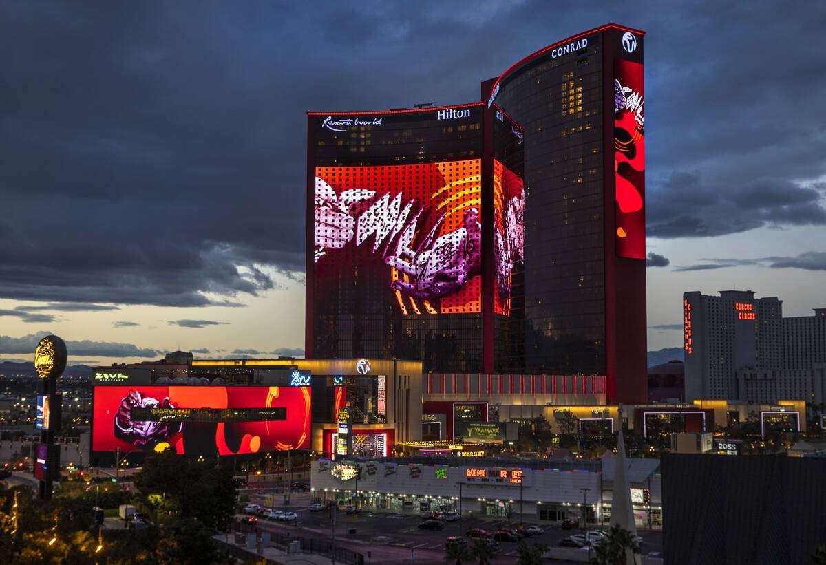 Resorts World Las Vegas en Las Vegas. (L.E. Baskow/Las Vegas Review-Journal) @Left_Eye_Images