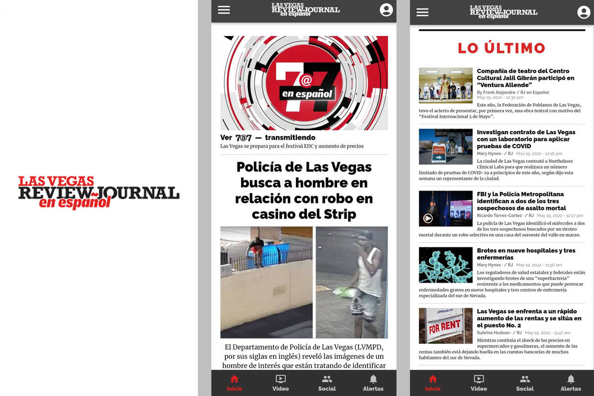 Review Journal en Español extiende su cobertura de noticias para la comunidad hispana con el l ...