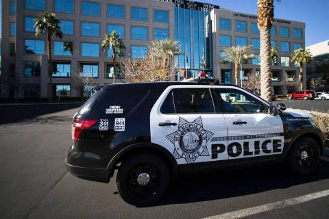 Departamento de Policía Metropolitana (Bizuayehu Tesfaye/Las Vegas Review-Journal).