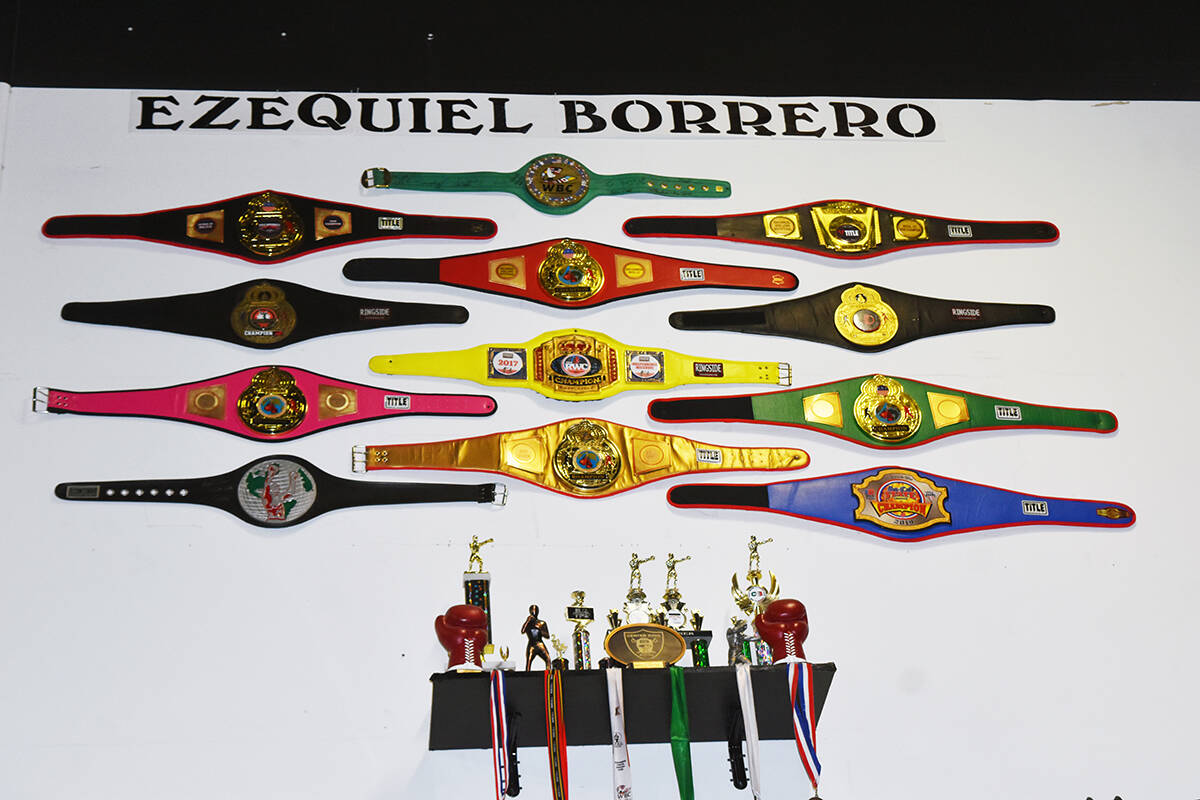 Ezequiel “La Bruquena” Borrero lleva acumuladas 12 fajas que ha obtenido en distintos torne ...