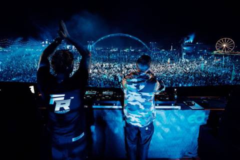 MORTEN y David Guetta presentaron "Future Rave" en el escenario principal de EDC Las Vegas. Dom ...