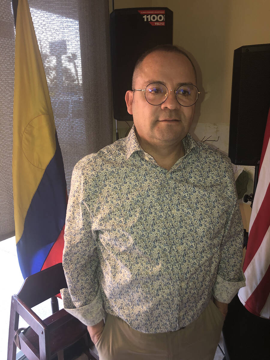 Orlando Villaquirán Osorio, asistente del embajador de Colombia ante la Organización de Estad ...