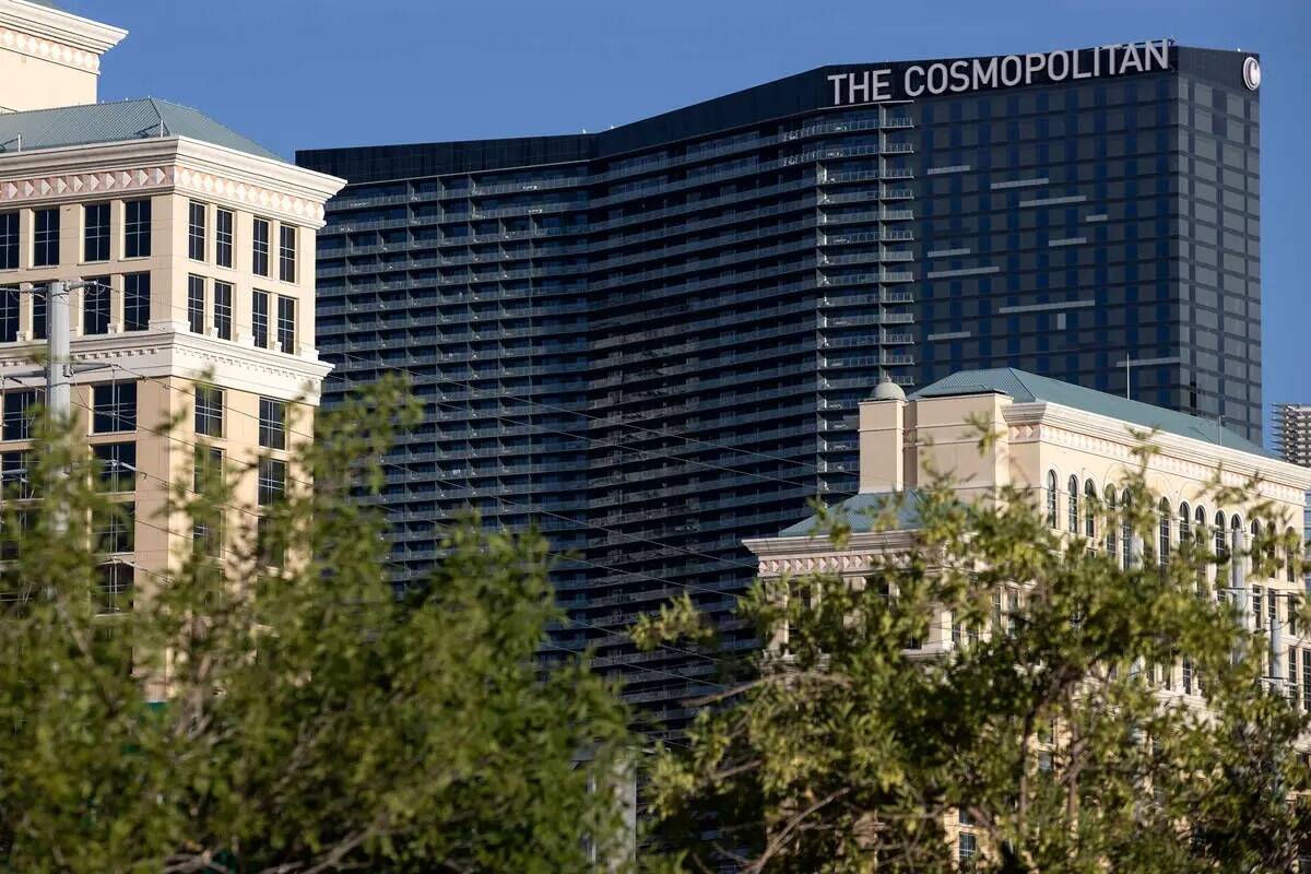 El Cosmopolitan, el miércoles 8 de junio de 2022, en el Strip de Las Vegas. (Ellen Schmidt/Las ...