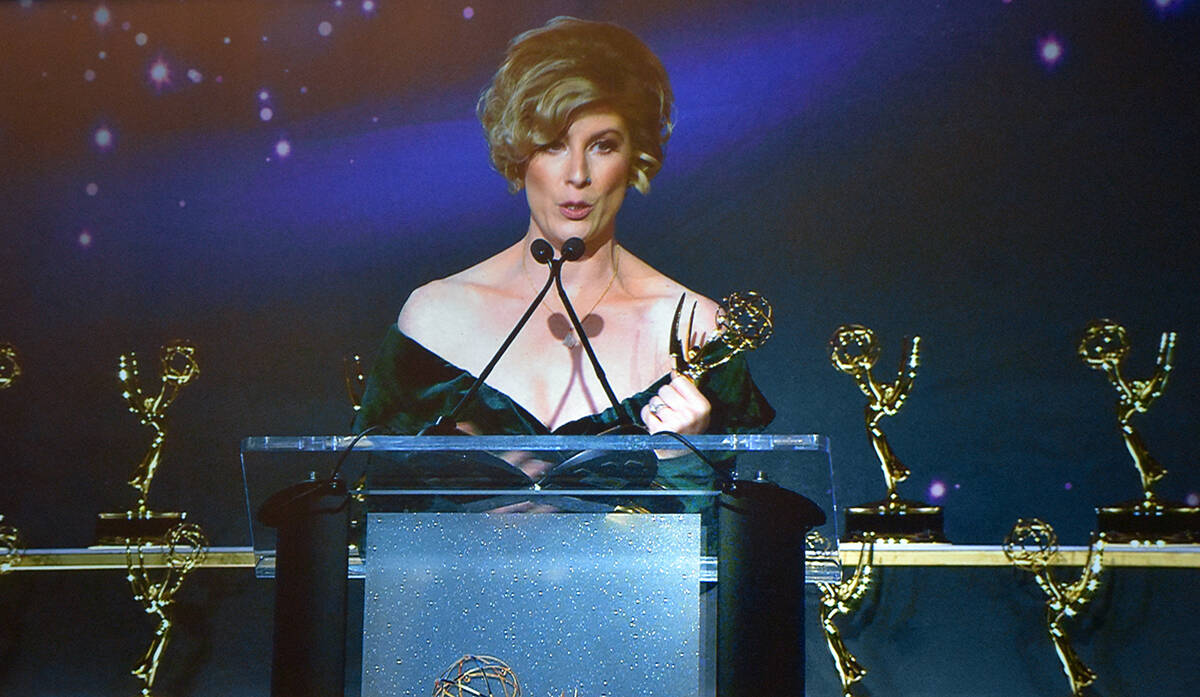 Rachel Crawford, de CBS 8, recibió el Emmy en la categoría “Editor News Single Shift” por ...