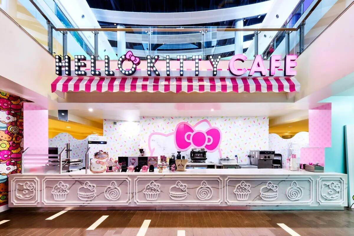 El Hello Kitty Cafe en el centro comercial Fashion Show celebrará su gran inauguración el 8 d ...