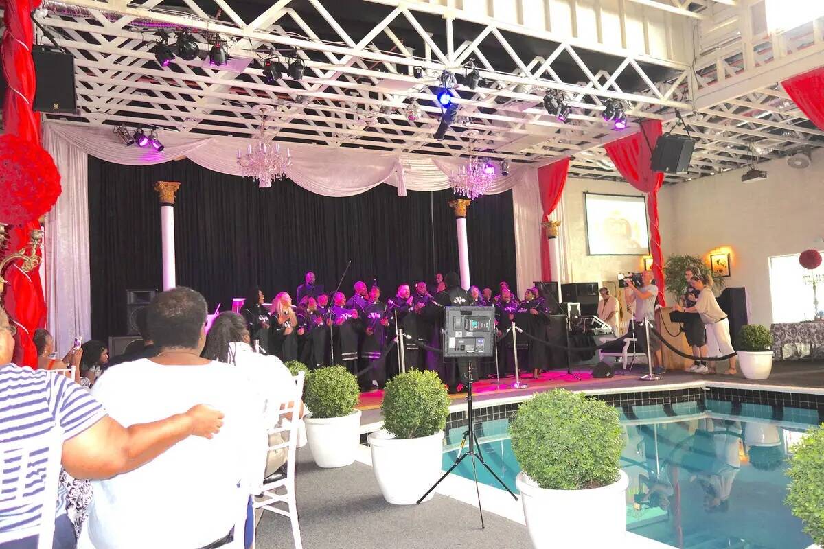 El Las Vegas Mass Choir Farewell Concert con cantantes invitados se celebró en la Mansión Har ...