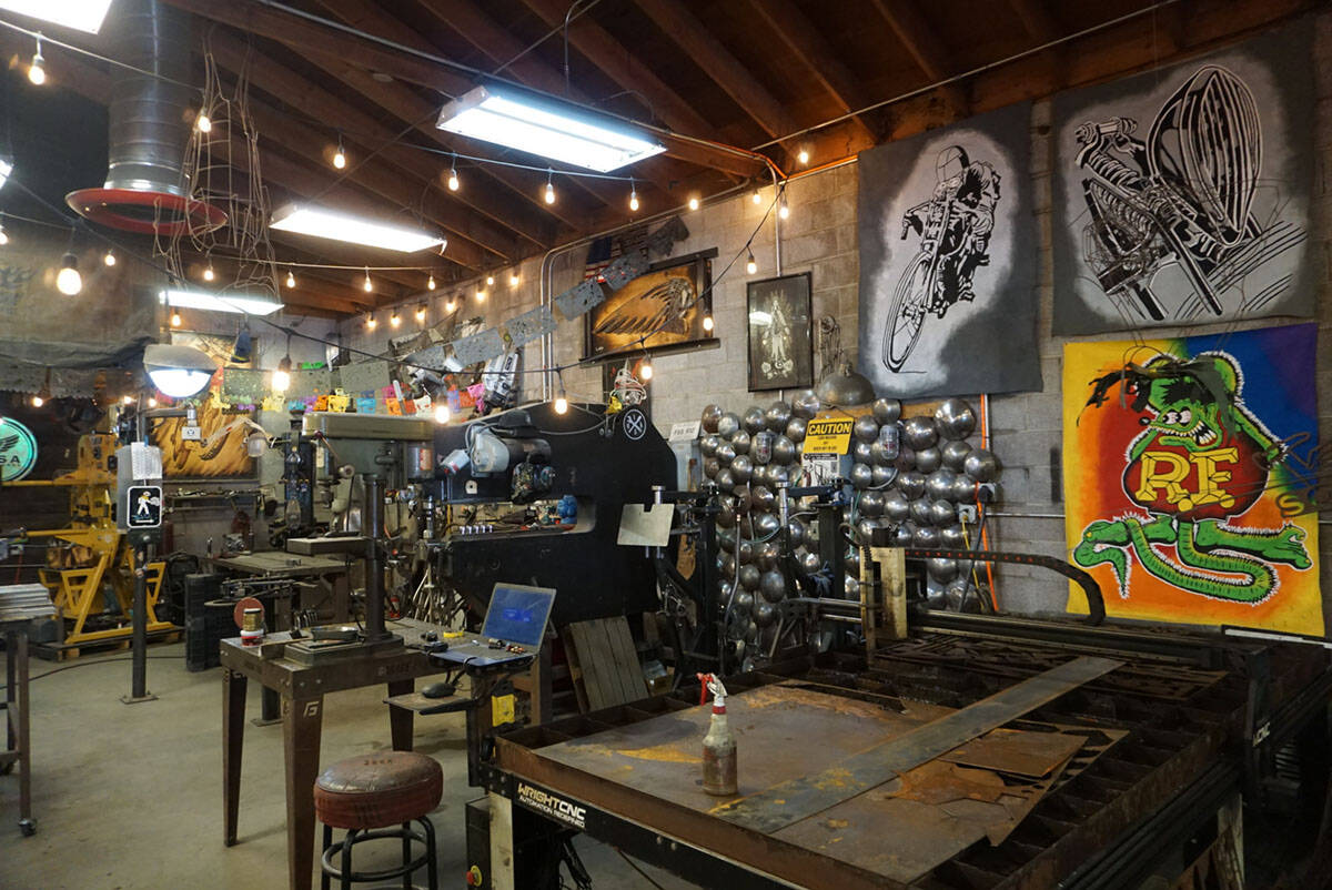 El establecimiento “Sosa Metalworks”, propiedad de Cristian Sosa (no en la foto), cuenta co ...
