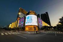 El complejo de casinos MGM Grand Macau está cerrado en Macao, el lunes 11 de julio de 2022. La ...