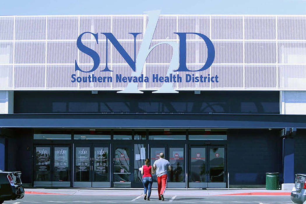 Oficina del Distrito de Salud del Sur de Nevada. [Las Vegas Review-Journal]