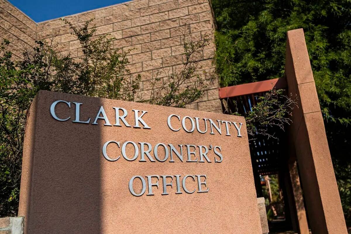 Oficina forense del Condado Clark. (Benjamin Hager/Las Vegas Review-Journal) @benjaminhphoto