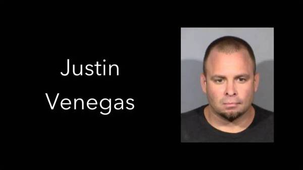 Justin Leigh Venegas, de 40 años, en su foto de fichaje. Imagen por cortesía del Departamento ...