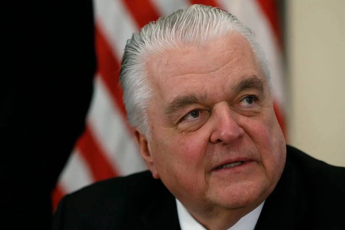 El gobernador de Nevada Steve Sisolak. (Las Vegas Review-Journal)