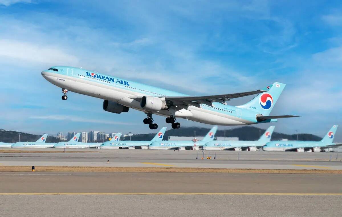 A330-300 de Korean Air (cortesía).