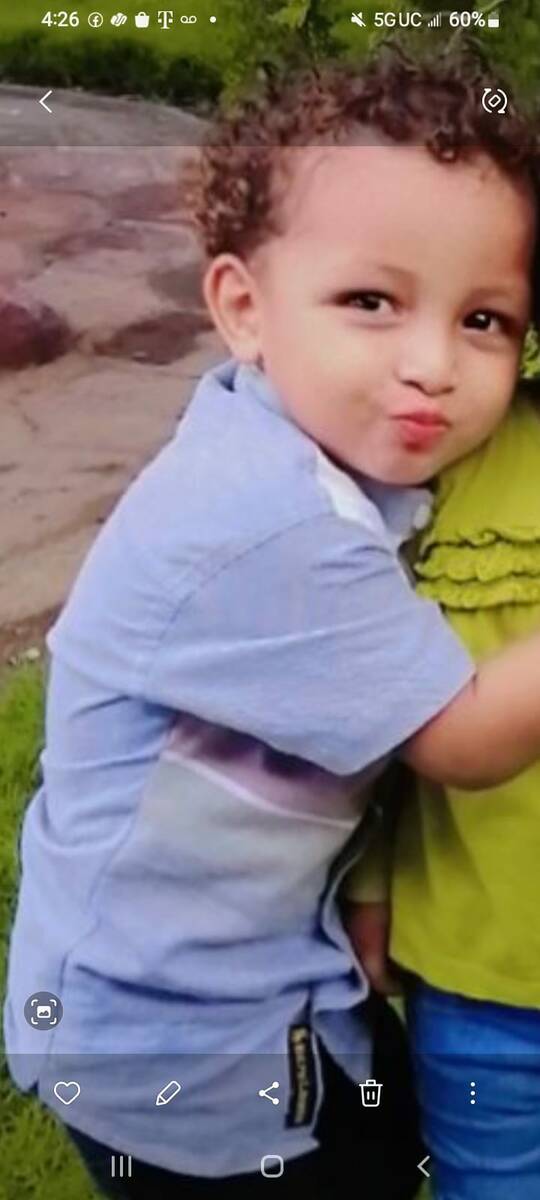 Kylian Alexander, de 3 años, murió ahogado en las aguas del río Bravo, el 22 de agosto de 20 ...