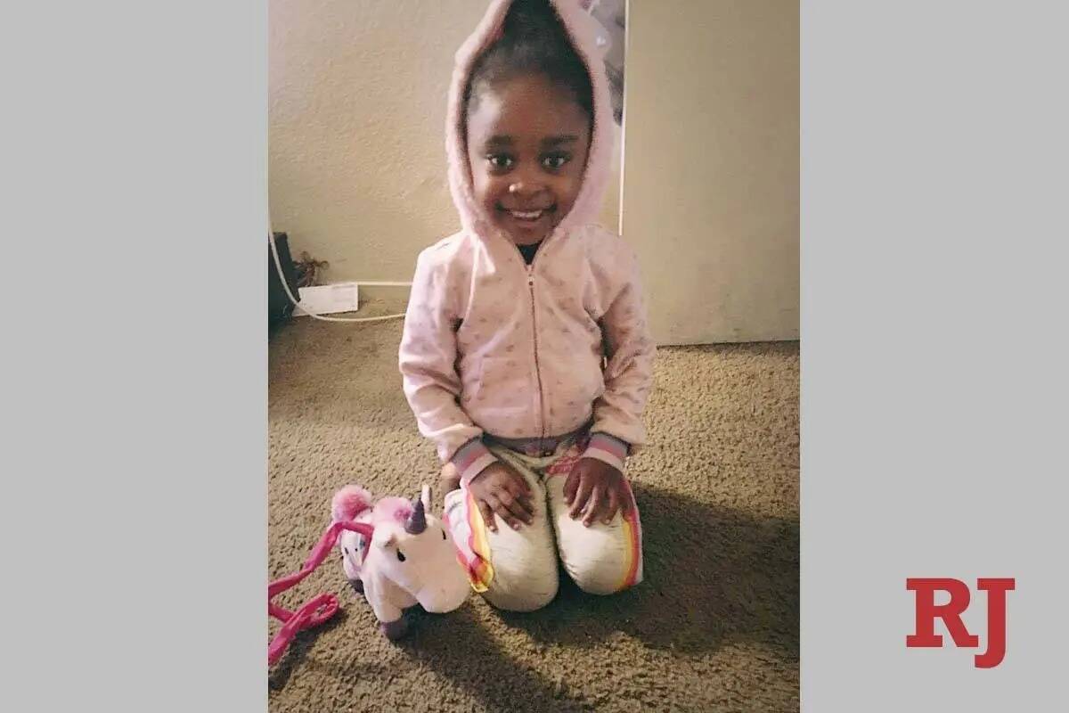 Una foto sin fecha de Janiyah Russell, de cinco años, que murió el 11 de septiembre de 2019 e ...