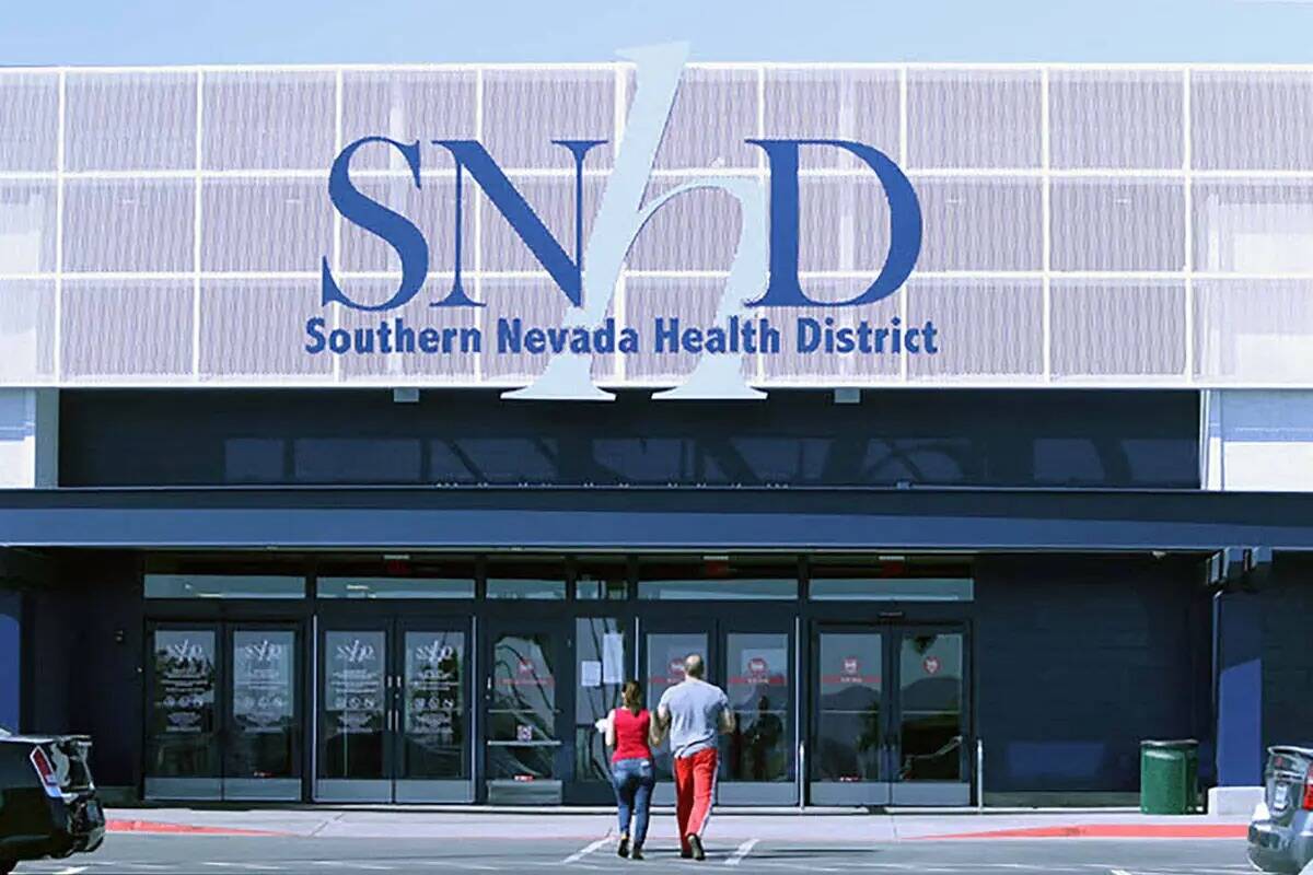 Oficinas del Distrito de Salud del sur de Nevada (Las Vegas Review-Journal).