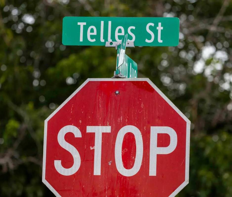 Telles Street recorre tres cuadras en la comunidad de La Unión, al norte de El Paso, el jueves ...