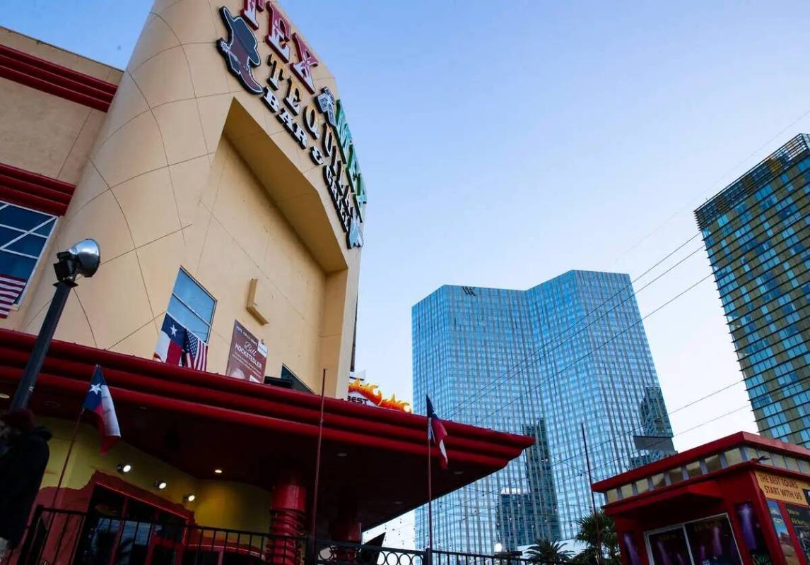 El restaurante Tex-Mex Tequila en 3725 South Las Vegas Blvd. el sábado 23 de abril de 2022, en ...