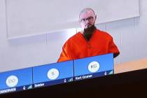 Andrew Hilford comparece por videoconferencia para su sentencia en el Centro Regional de Justic ...