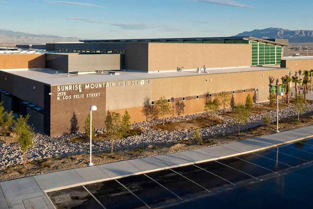 Sunrise Mountain High School en 2575 N. Los Feliz St. en Las Vegas. (Cortesía)
