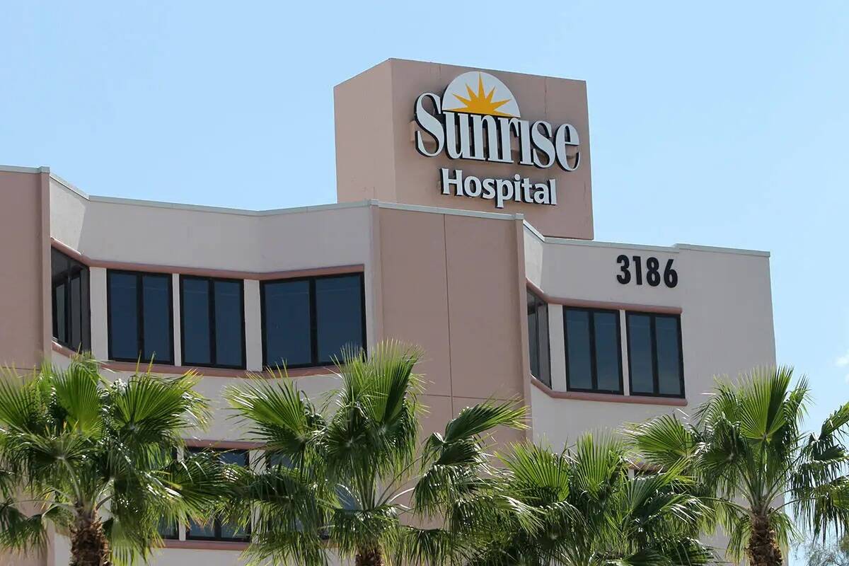 Sunrise Hospital and Medical Center, 3186 South Maryland Parkway, en Las Vegas (Las Vegas Revie ...