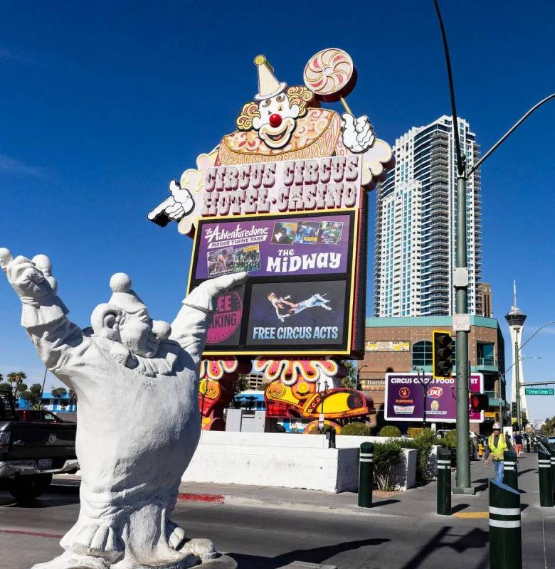 Circus Circus el jueves 20 de octubre de 2022, en Las Vegas. (Bizuayehu Tesfaye Las Vegas Revie ...