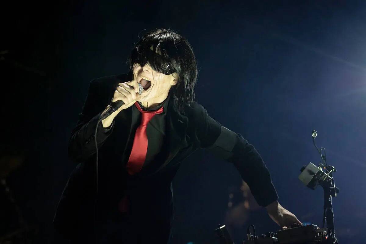 Gerard Way, vocalista de My Chemical Romance, se presenta como cabeza de cartel durante el fest ...