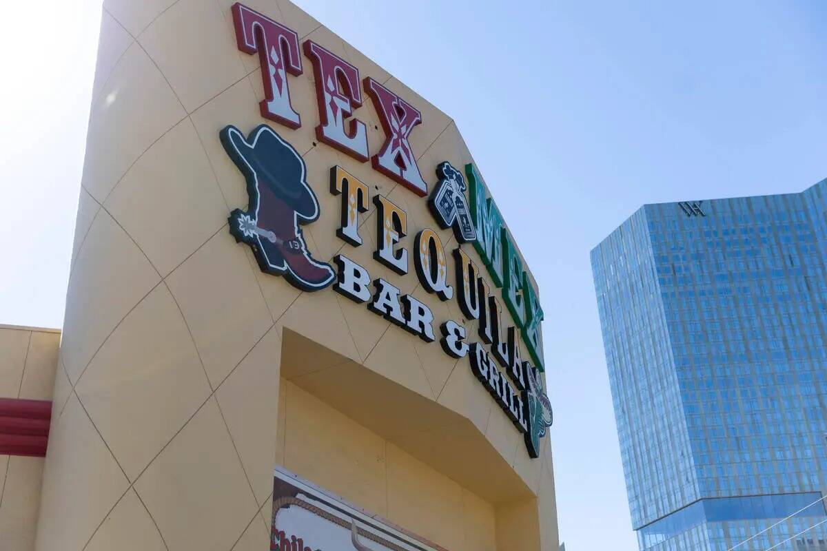 El restaurante Tex Mex & Tequila, 3725 Las Vegas Blvd. South, en Las Vegas, el martes 18 de oct ...