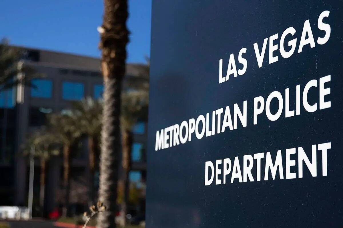 Departamento de Policía Metropolitana (Bizuayehu Tesfaye/Las Vegas Review-Journal).