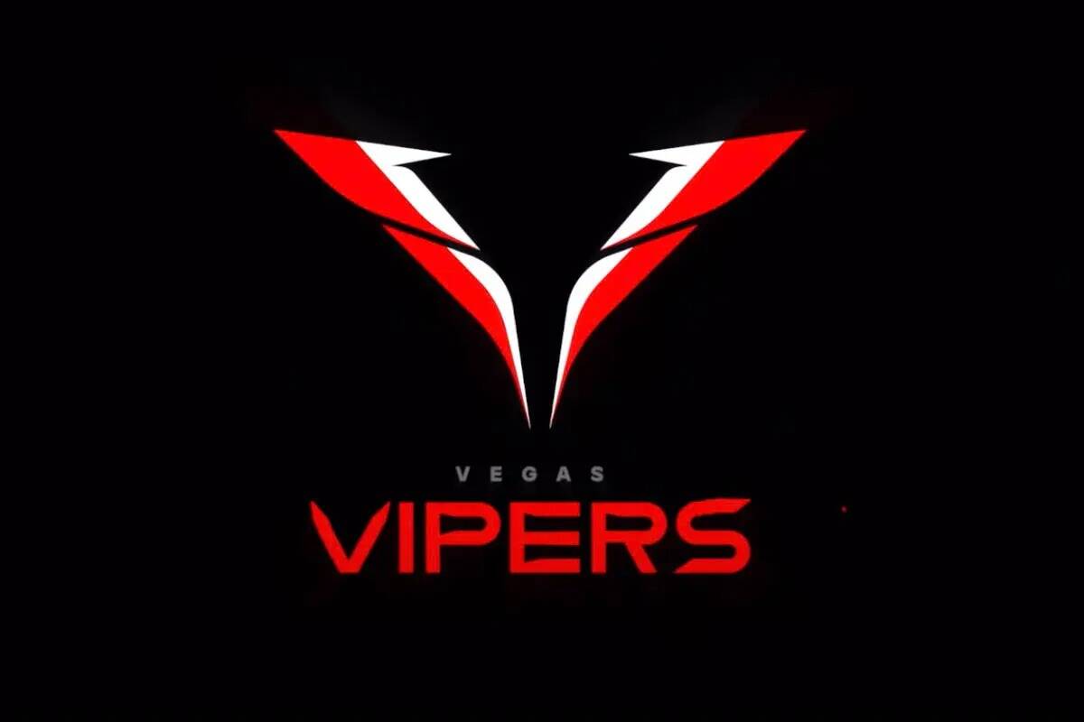 La XFL reveló el nombre y el logotipo de los Vegas Vipers el lunes 31 de octubre de 2022. (XFL)