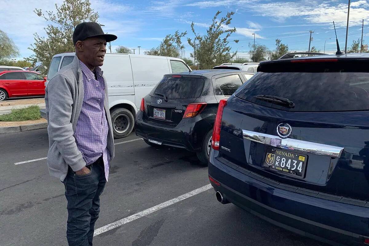 Bernard Turner, residente de Las Vegas desde hace 25 años, es uno de los miles de automovilist ...