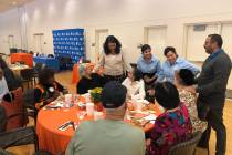 La concejal del distrito tres de Las Vegas, Olivia Díaz, junto a su equipo de trabajo celebró ...