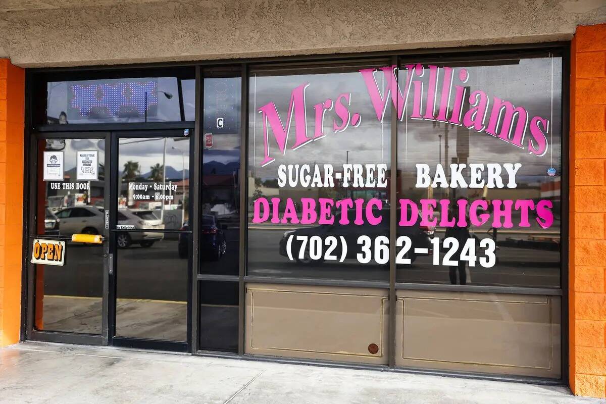 Mrs. Williams' Diabetic Delights, donde los productos de panadería y los dulces son sin azúca ...