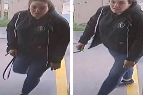 Estas son las fotos de una sospechosa en relación con el robo de un cartero del Servicio Posta ...