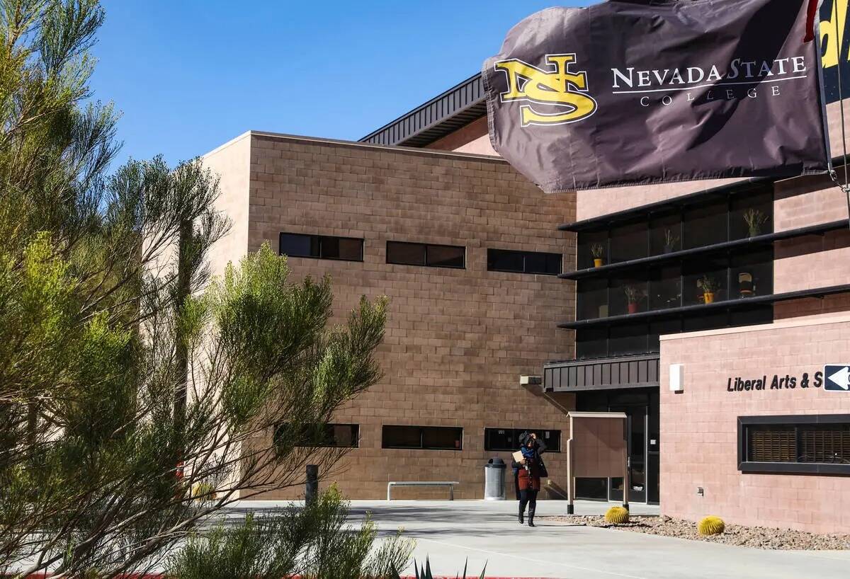 Nevada State College en Henderson el martes 29 de noviembre de 2022. (Rachel Aston/Las Vegas Re ...