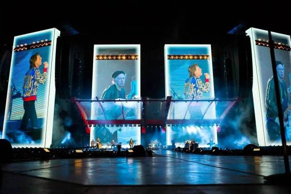 Los Rolling Stones se presentan en Allegiant Stadium de Las Vegas el sábado 6 de noviembre de ...
