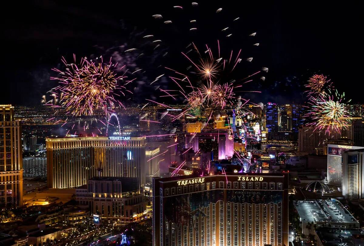 Vísperas de Año Nuevo en Las Vegas: Guía de fuegos artificiales, conciertos  y fiestas