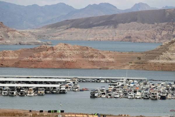 Imagen de Las Vegas Boat Harbor en el lago Mead, cerca de Boulder City, el lunes 5 de diciembre ...