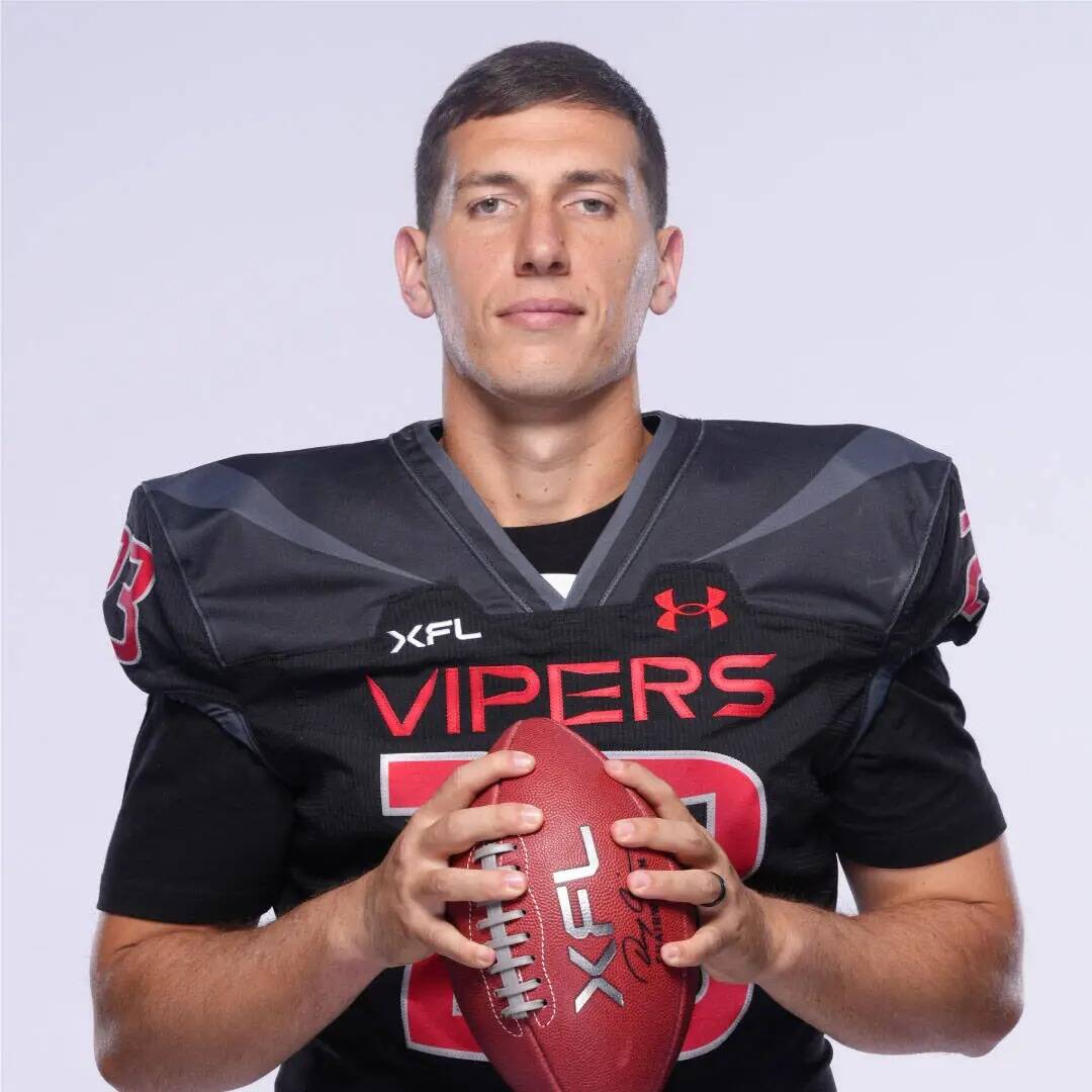 Luis Perez, quarterback de los Vegas Vipers. (XFL)
