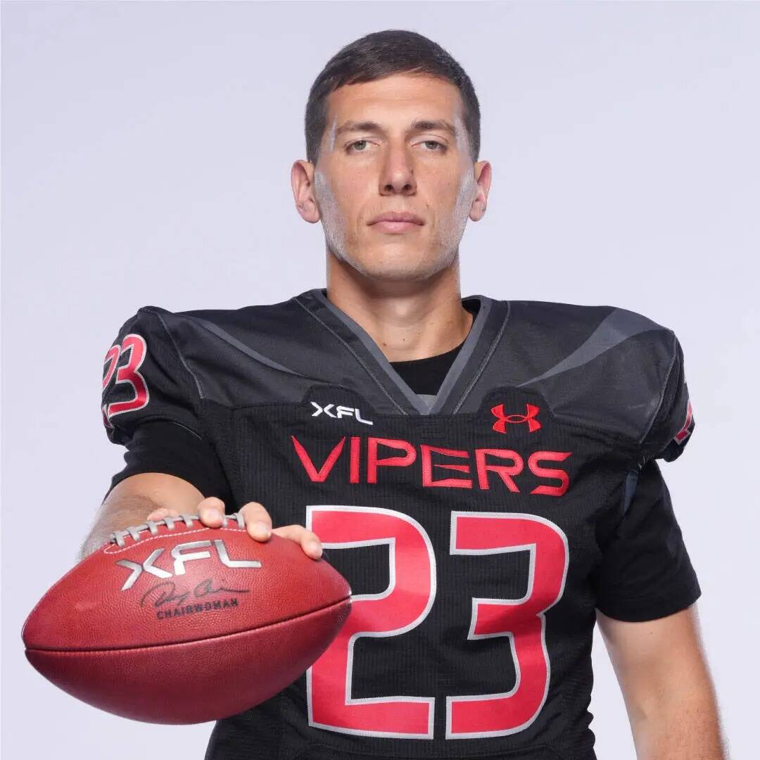 Luis Perez, quarterback de los Vegas Vipers. (XFL)