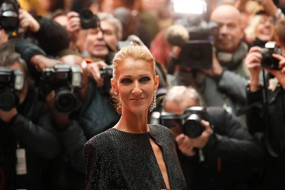 La cantante Celine Dion llega para la colección de moda Vauthier Primavera/Verano 2019 Haute C ...
