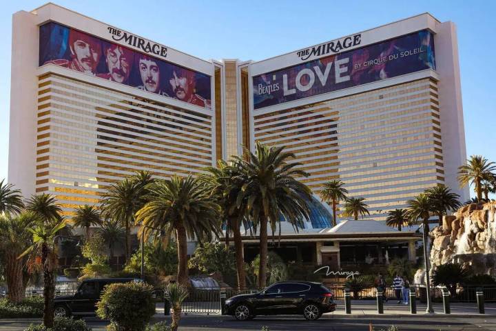 The Mirage Las Vegas, el lunes 21 de diciembre de 2020. (Rachel Aston/Las Vegas Review-Journal) ...
