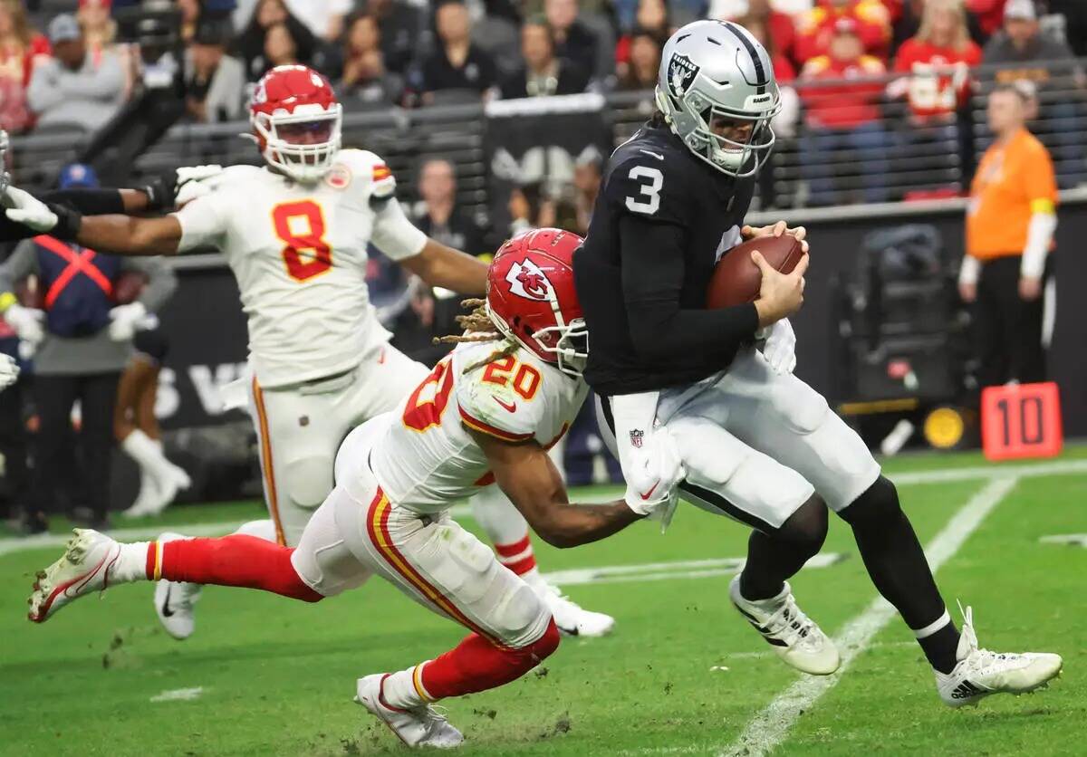 Three takeaways from the Raiders’ loss to the Chiefs: Season comes to an end