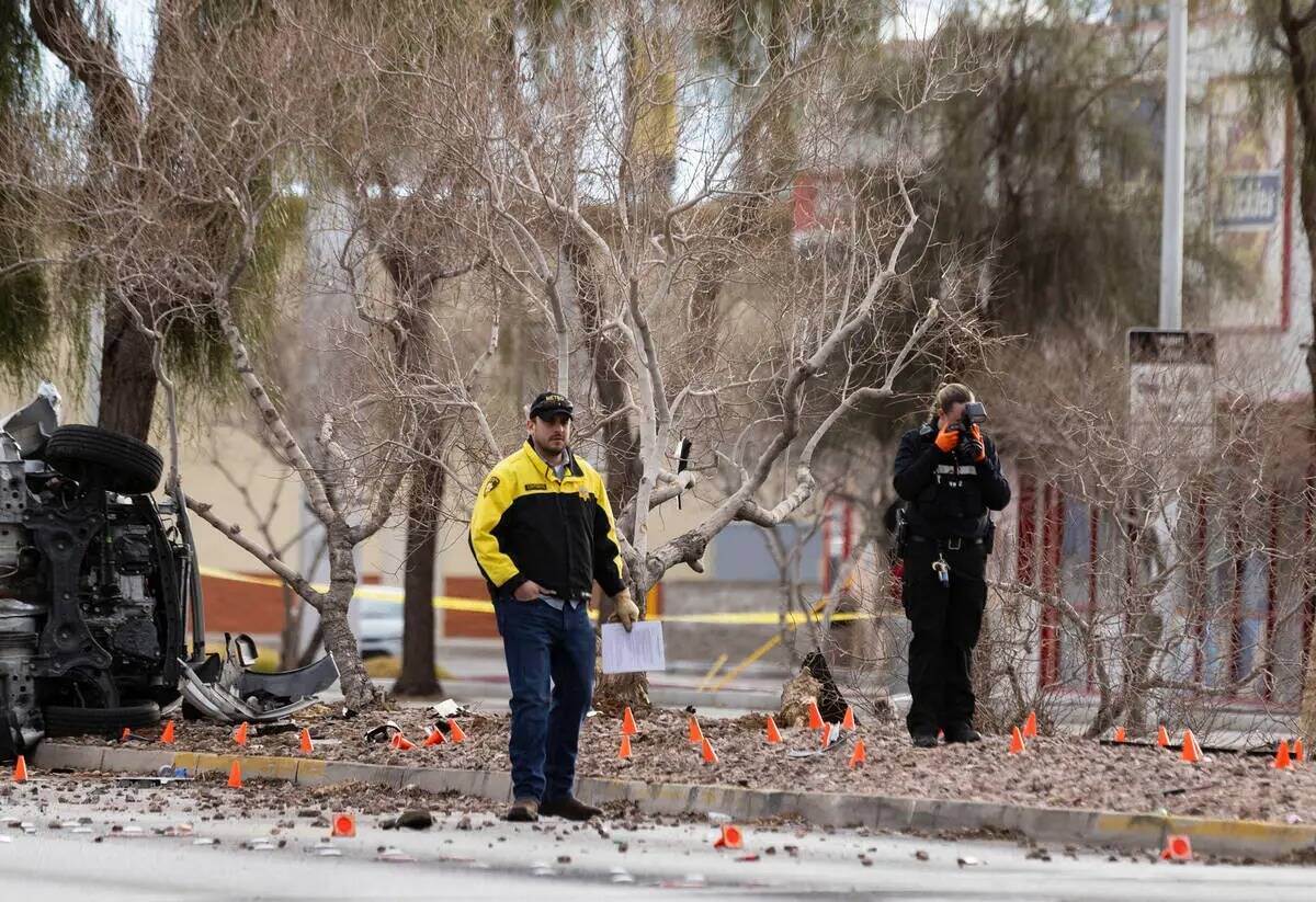 La policía de Las Vegas está investigando tras un accidente mortal en el que se vio implicado ...