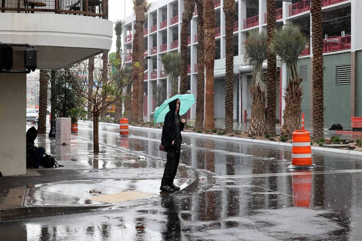 Hay una probabilidad del 30 por ciento de lluvia para Las Vegas en la noche del jueves, 19 de e ...