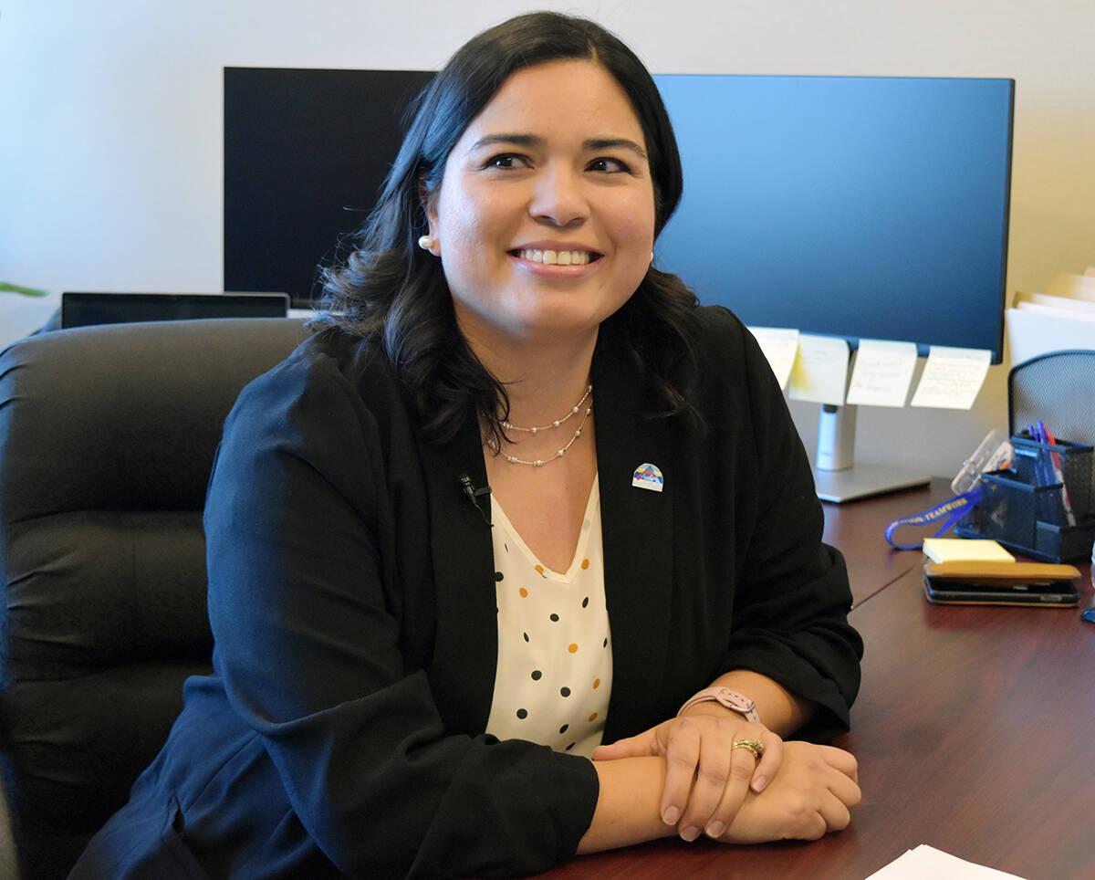 Ruth García-Anderson, la nueva concejal de North Las Vegas por el Distrito 2, concedió una en ...