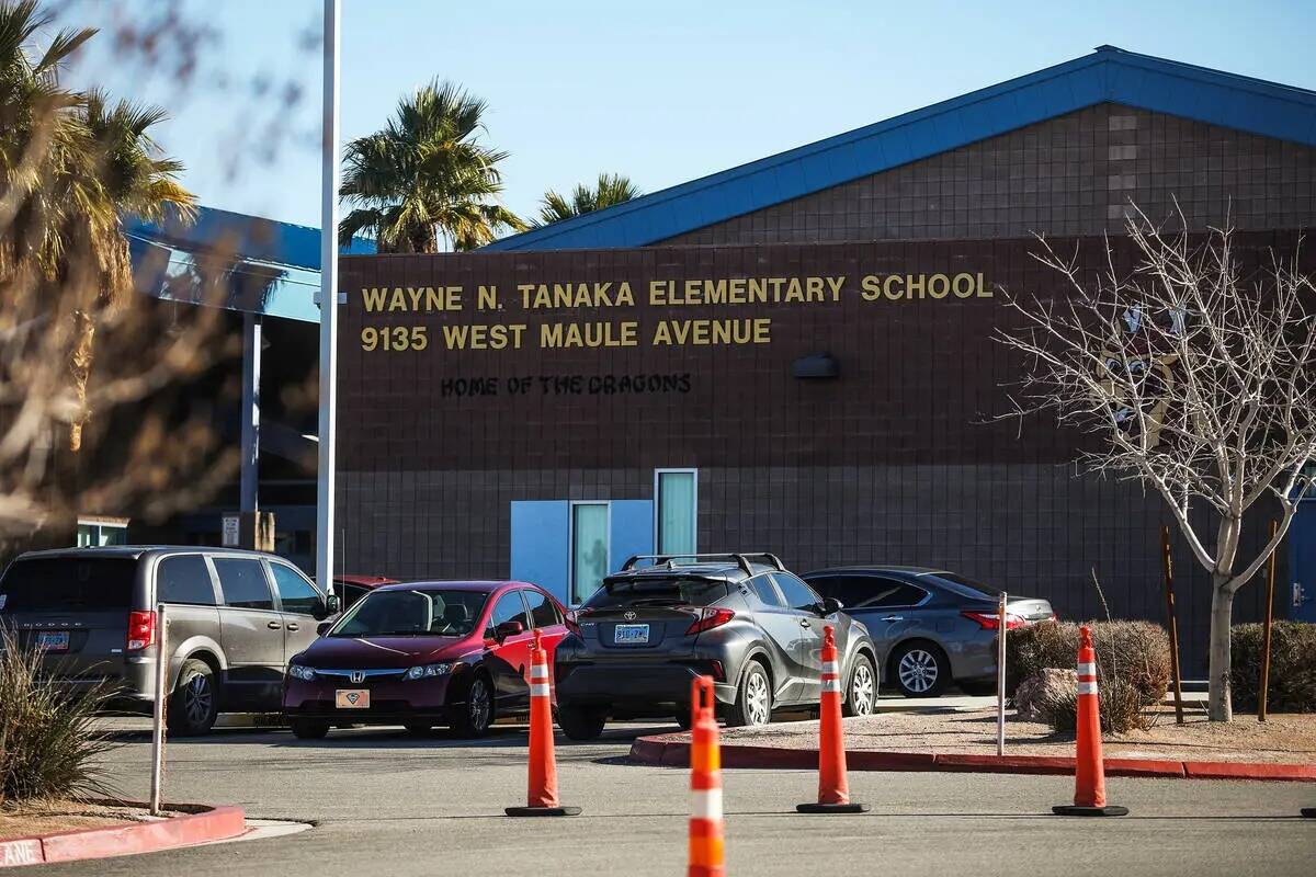 Wayne N. Tanaka Elementary School en Las Vegas, martes 31 de enero de 2023. (Rachel Aston/Las V ...