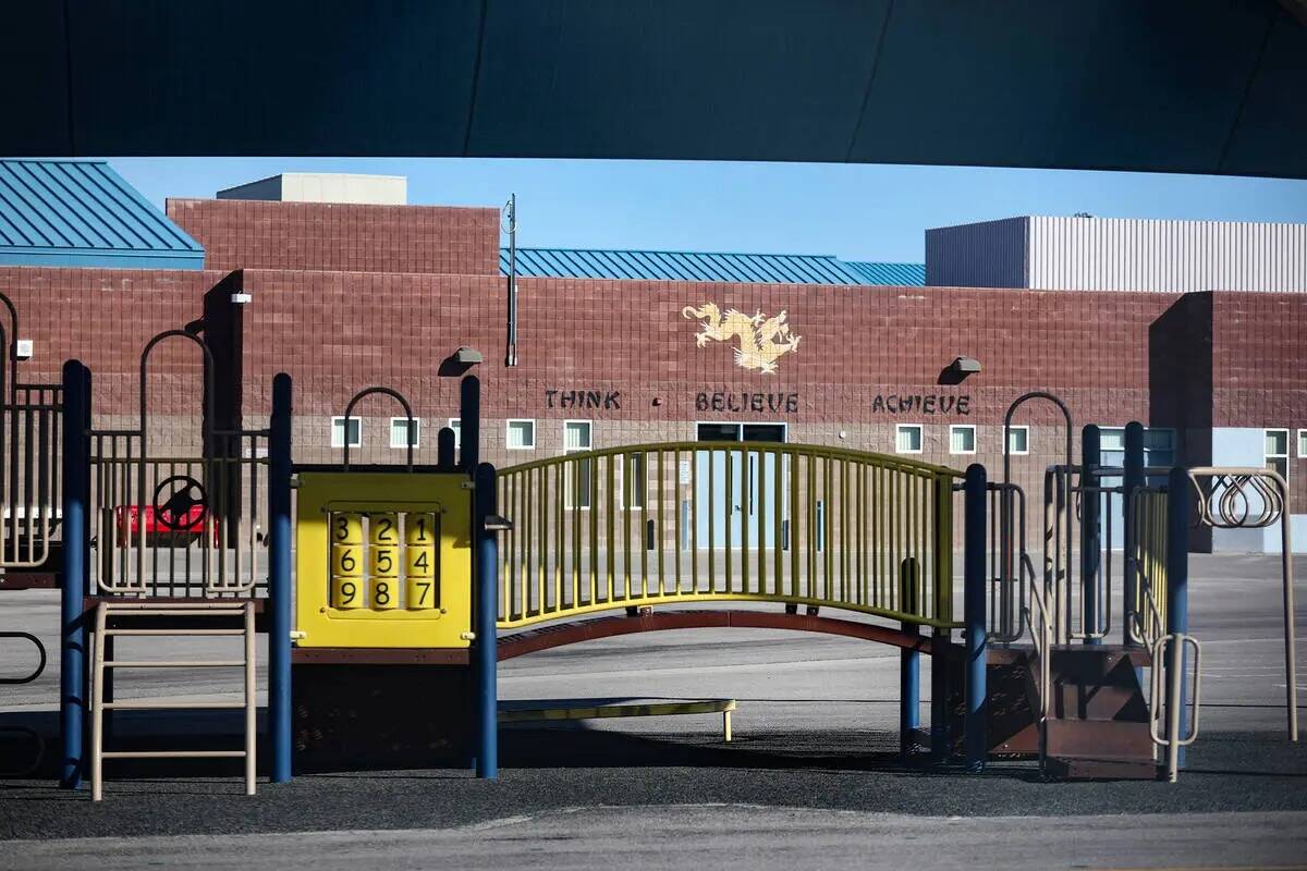 Wayne N. Tanaka Elementary School en Las Vegas, martes 31 de enero de 2023. (Rachel Aston/Las V ...